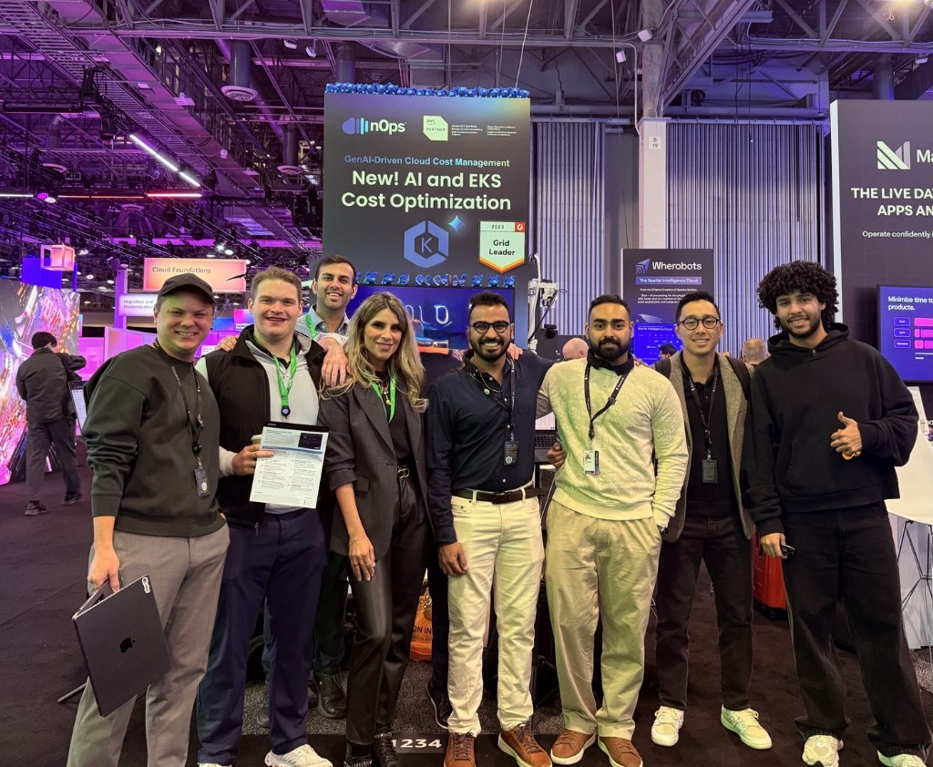 The nOps team at the nOps booth