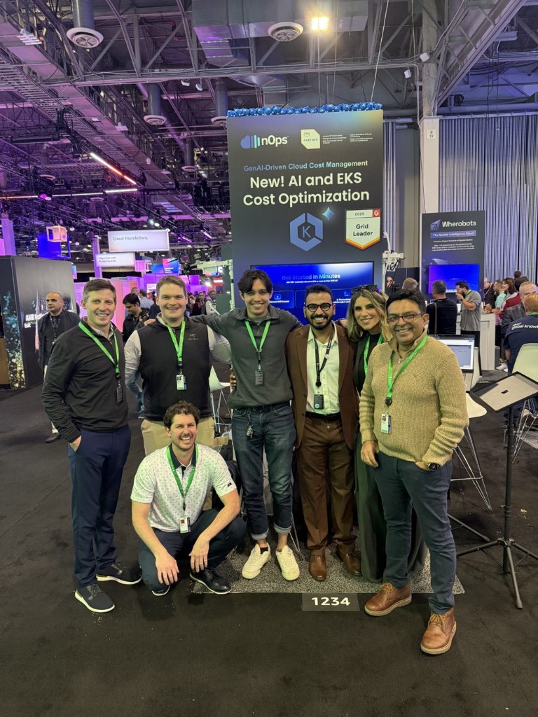 The nOps team at the nOps booth