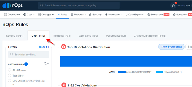 nOps rules cost