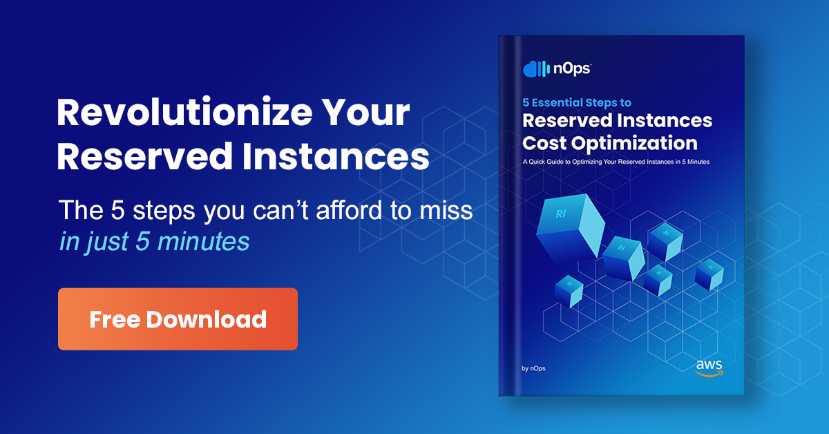 5essentials steps for RI Cost oprimization