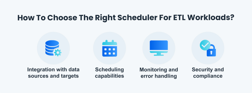 How to choose the right scheduler for ETL Workloads