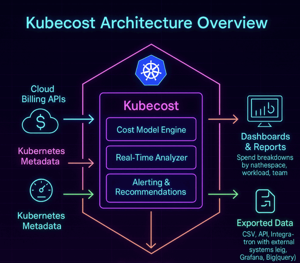 Kubecost architecture diagram