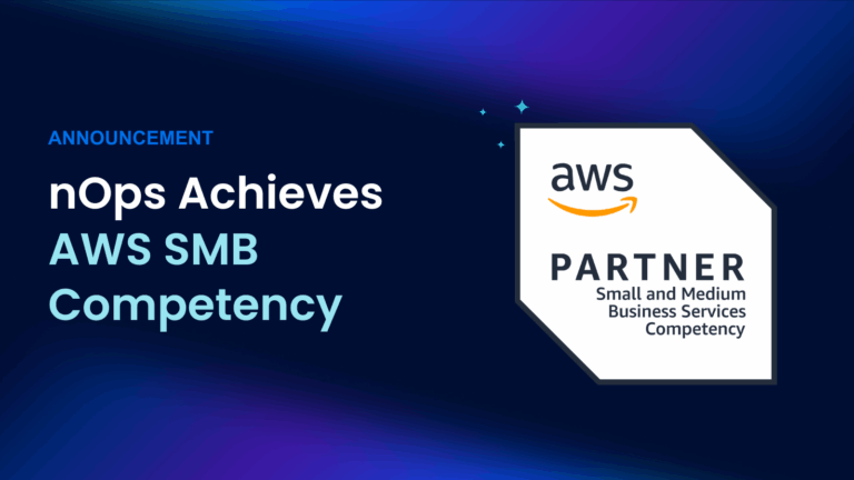 Featured image for nOps achieves AWS SMB competency blog